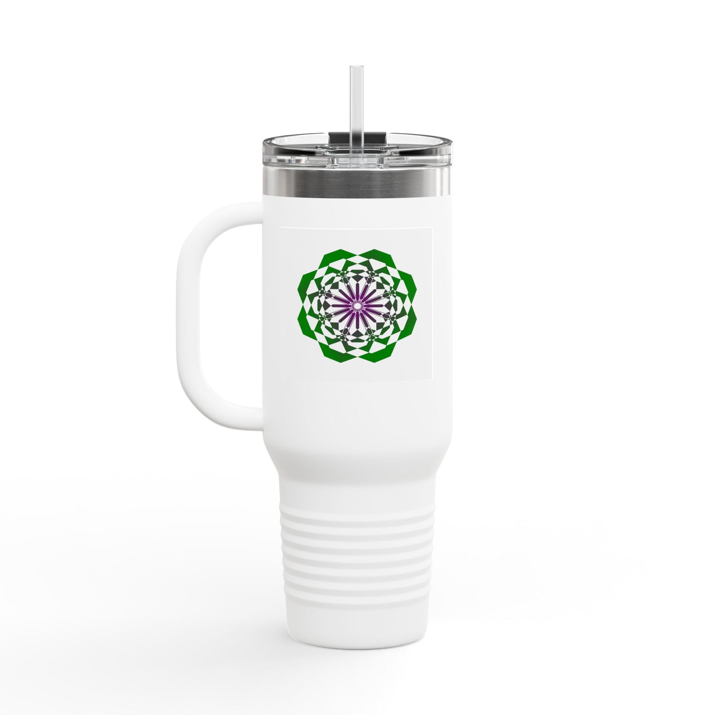 Insulated Travel Mug, Mandaladesign