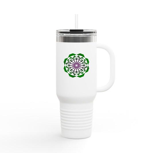 Insulated Travel Mug, Mandaladesign