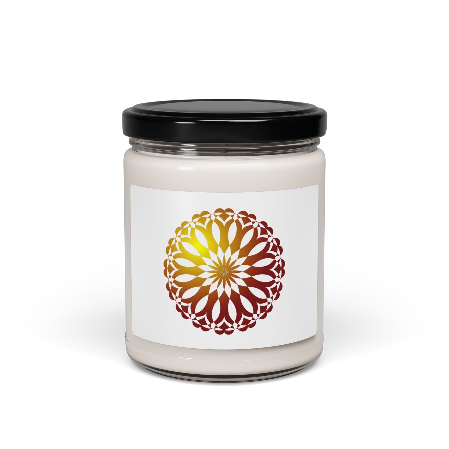 Soy Candle, Mandala Design, 9oz