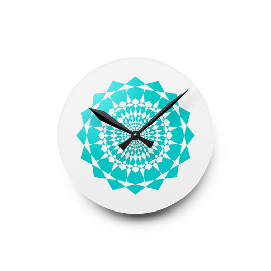 Mandala Acrylic Wall Clock, Individual Design